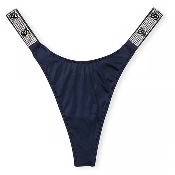 NWT Victoria’s Secret very sexy smooth shine strap sexy thong panty S Small - Picture 3 of 3